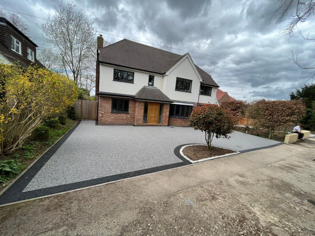 Modern Resin Driveway